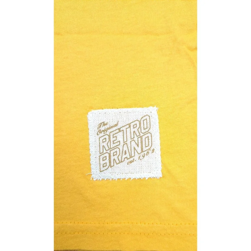 Brazil T-shirt Men XL Futebol Football Soccer Yellow Green Retro Brand Sport - Picture 3 of 5